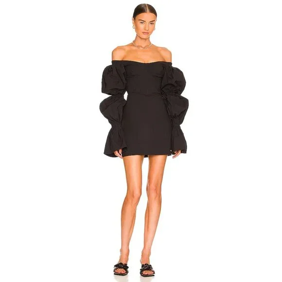 runaway the label black mini dress Jax Gown